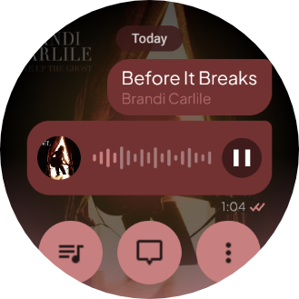 Chat face, Before It Breaks by Brandi Carlile