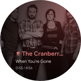 Split face, When You're Gone by The Cranberries
