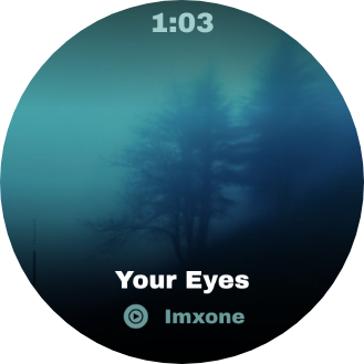 Your Eyes, foggy forest backdrop, no controls