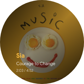 Immersive face, Courage to Change by Sia