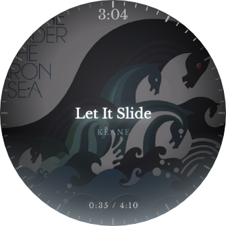 Let It Slide, wave illustration