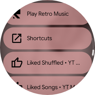 Retro Music, pink pill rows