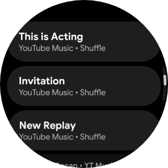Actions menu
