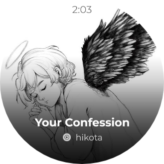 Immersive face, Your Confession by hikota